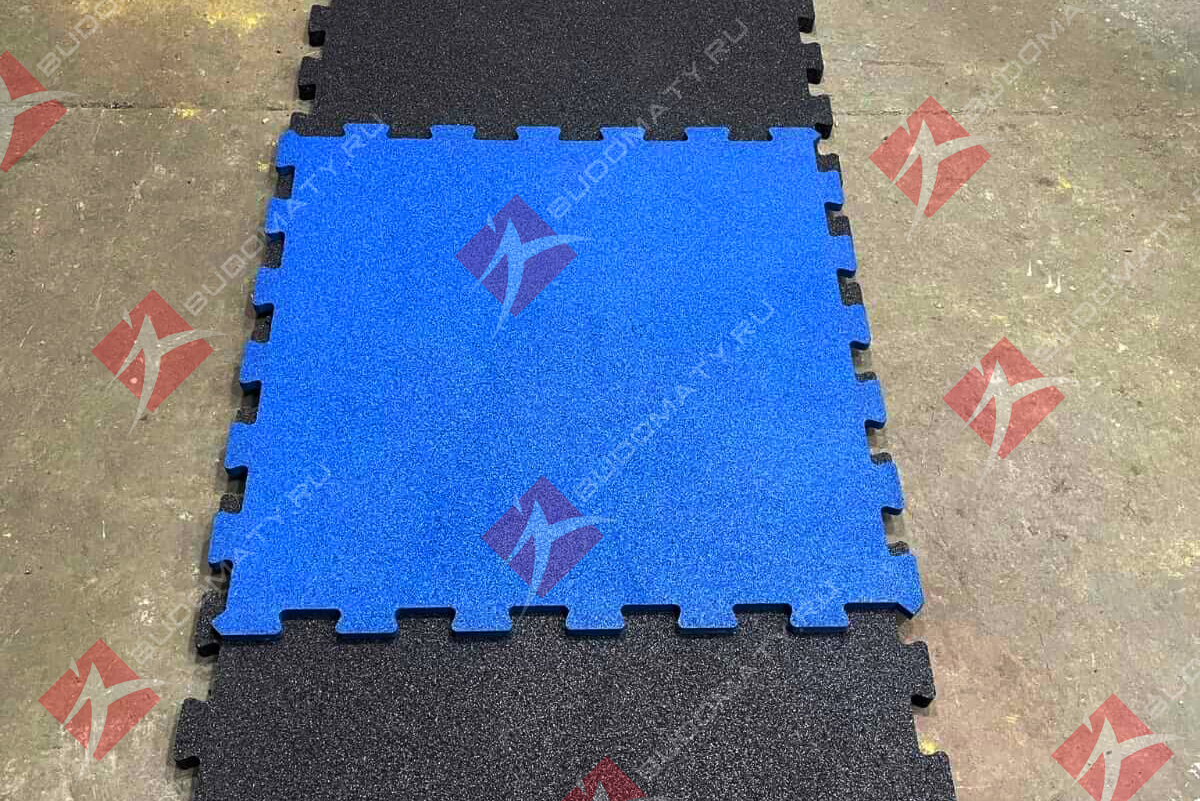 Резиновое покрытие Puzzle 1000×1000×10 мм. Доставка в Нижний Новгород.